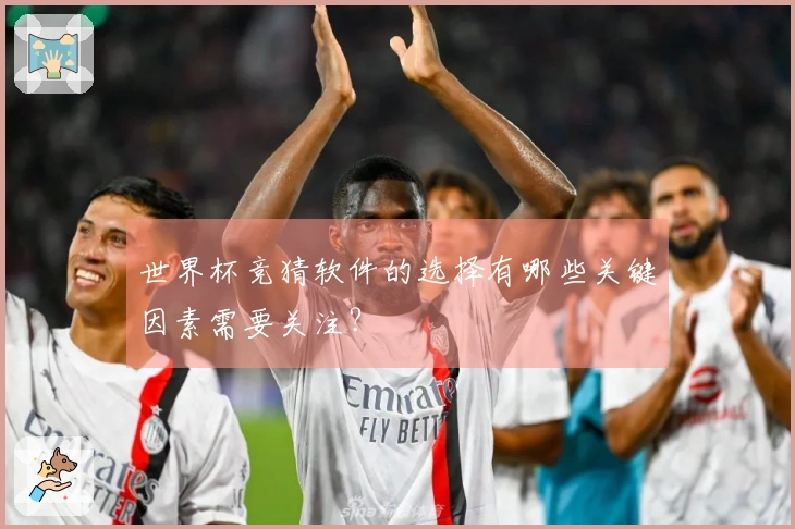 世界杯竞猜软件的选择有哪些关键因素需要关注？