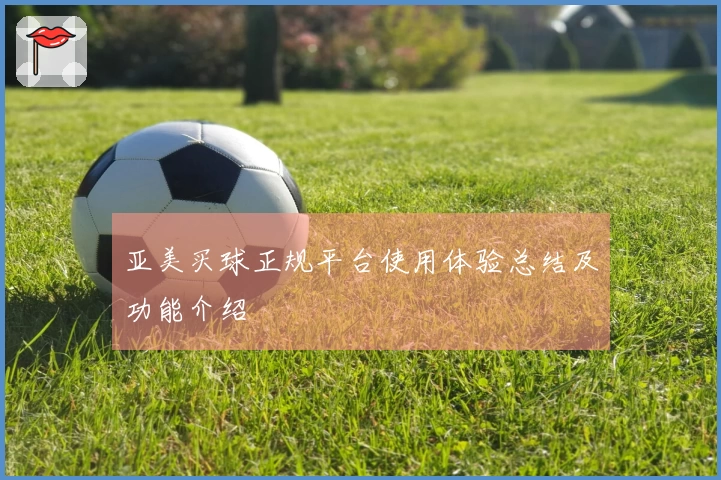 亚美买球正规平台使用体验总结及功能介绍