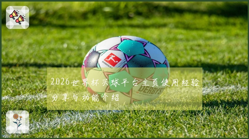 2026世界杯买球平台主页使用经验分享与功能介绍